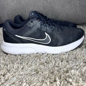 Men’s Black White Nike Zoom Span 4s Running Shoes/Sneakers Size 10